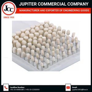 Jupiter Commercial Company Abrasive Sticks Cylindrical Wool Felt <b>Polishing</b> Tools Standard Shapes - Product Image 2