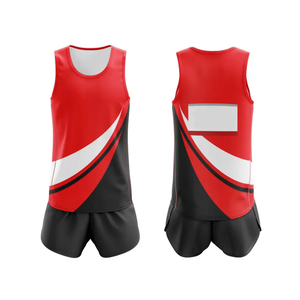 Atractivo Conjunto de Uniforme Deportivo de Poliéster 100% Transpirable de Secado Rápido con Estampado para Correr en Verano, Unisex - Product Image 1