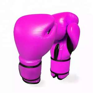 Gants de boxe en cuir véritable avec sangle de poignet à boucle, logo personnalisé, doublure en tissu parachute coréen, entraînement professionnel, moule 12 mm - Product Image 2