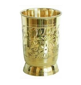 Gobelet en laiton de qualité supérieure, finition dorée, vaisselle pour la maison et l'hôtel, tasse à eau pour boire, verre de qualité pour un usage quotidien - Product Image 2