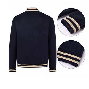 แจ็คเก็ตเบสบอลไซส์ใหญ่รุ่นล่าสุด ราคาถูก ปักโลโก้แบบกำหนดเอง แจ็คเก็ต Letterman Varsity สำหรับผู้ชาย - Product Image 2