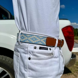 Ceinture de polo en cuir véritable durable pour l'équitation, ceinture Gaucho brodée, ceinture de sport, accessoires d'équitation - Product Image 5