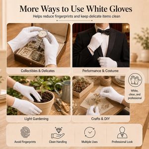 Guantes de Seguridad de Calidad Superior Antideslizantes con Forro de Algodón, Diseño Único con Puntos de Silicona en la Palma, Precios Bajos - Product Image 6