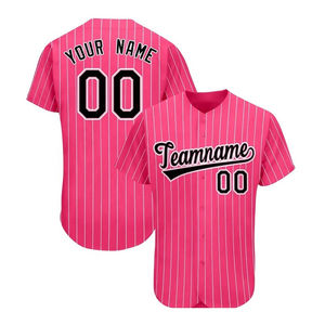 Camiseta de Béisbol Blanca y Rosa Personalizada para Niños, Uniforme de Equipo Cómodo y Transpirable, Fabricante de Ropa Deportiva OEM - Product Image 5