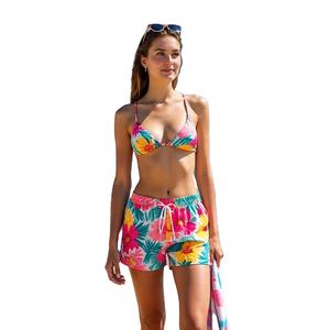 Shorts de Playa para Mujer, con Cintura Elástica, Personalizables, Transpirables, con Estampado Digital, Material Ecológico y Sostenible - Product Image 1