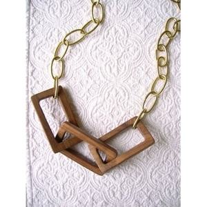 Collar de Madera Ecológico Estilo Boho para Mujer, Joyería Artesanal de Bambú y Madera - Product Image 6