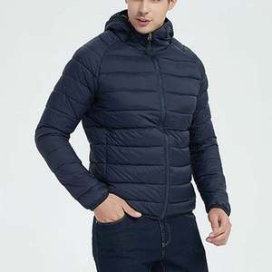 Chaqueta Bomber Azul Marino para Hombre, Chaqueta Bomber de Primera Calidad, Resistente al Viento, Ligera, Informal, Ropa de Calle, Chaqueta de Moda - Product Image 3