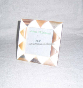 Handcrafted Eco-Friendly Buffalo Horn Photo <b>Frame</b> with Modern Design Natural Shape for Home Decor From India Sale - Product Image 6