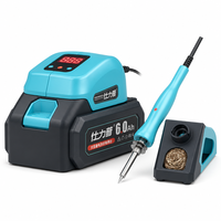 Station de soudage numérique à affichage de température HJ305 21V avec batterie au lithium et embout à aiguille pour réparation électronique – Garantie 6 mois