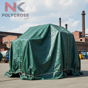 Lona Resistente de Alta Densidad (GSM) con Bordes Reforzados y Ojales, Lámina de Alta Resistencia para Protección de Construcción e Infraestructura - Product Image 1