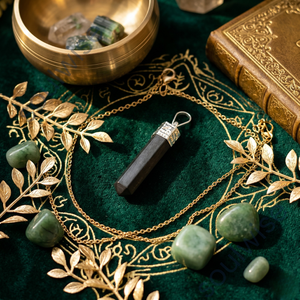 Pendentif Crayon en Shungite, Bijou Classique Unisexe pour Cadeaux d'Anniversaire et de Mariage - Product Image 3