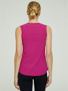 Débardeur de yoga découpé pour femme de haute qualité, respirant, léger, idéal pour l'été et la course à pied - Product Image 6