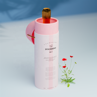 Bouteilles en verre borosilicate de haute qualité avec logo personnalisé INNORHINO, sérigraphiées, couleurs personnalisées, bouchon à vis/bouchon en liège pour Tequila/Eau - Premium