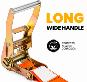 Correa de Amarre con Trinquete de 2 Pulgadas y 3000 kg de Capacidad, Fabricada en Vietnam, con Ganchos en J, Correa de Sujeción de Carga de Poliéster Premium, OEM - Product Image 5