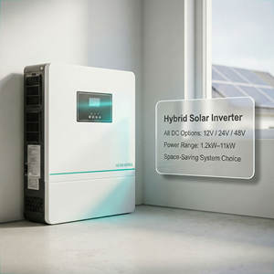 Inversor Cargador Híbrido Solar de 11kW 48V Fuera de Red, Inversor Solar Híbrido con Doble MPPT Monofásico, Entrada de Alta Potencia Fotovoltaica, Pantalla LCD - Product Image 4