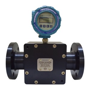 Medidores de flujo DN20 DIGITALES DGF-020A / DGF-020S, sensor de flujo de engranajes ovalados tipo brida, aluminio/acero inoxidable, brida JIS20K - Product Image 1