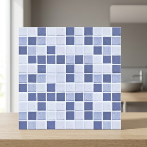Serie digital Matte Terrazzo Pink 3D Tile 300x300mm Hecho a mano Marroquí Interior Exterior Diseño - Product Image 1