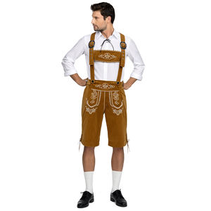 Costume bavarois en cuir véritable pour homme, sur mesure, OEM, avec service d'étiquetage privé, idéal pour l'Oktoberfest - Product Image 5