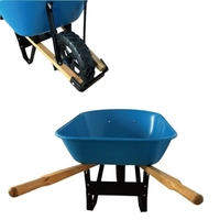 Chariot à roulettes robuste en acier avec plateau renforcé spacieux, chariot à main durable à quatre roues, outils OEM - Vente chaude