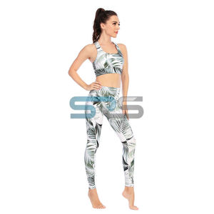 Conjunto Deportivo de Yoga de 2 Piezas para Mujer, Shorts de Cintura Elástica, Transpirables, Ajustados, Tela Inteligente, Casual, para Correr - Product Image 4