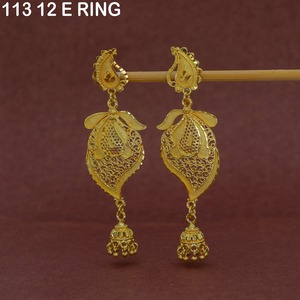 Pendientes de Aleación Chapados en Oro Vintage de la Marca MIJ, Joyería al por Mayor, Pendientes de Diseño Moderno para Mujer, Joyería Elegante - Product Image 1