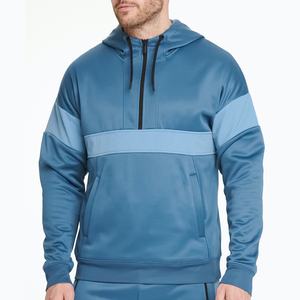 เสื้อฮู้ดซิปรูดซิปสำหรับผู้ชายผ้าขนแกะโพลีเอสเตอร์100% มีฮู้ดกำหนดโลโก้เสื้อผ้าแนวสตรีทแฟชั่นลำลองมีซิป - Product Image 1