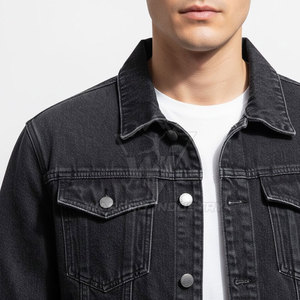 Veste d'hiver moderne en jean pour homme, avec doublure intérieure, tenue de rue élégante, excellent choix pour la mode de la saison froide - Product Image 6