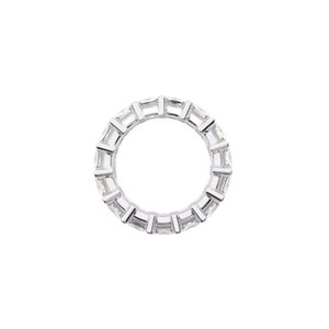 แหวนเงินดีไซน์โดดเด่นทรงมรกตประดับเพชรโมอิสซาไนต์ทันสมัยสำหรับทุกเพศ ราคาสุดคุ้มจากอินเดีย - Product Image 2