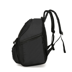 Sac à dos de sport décontracté Awoz en polyester noir avec compartiment pour ballon de football, sac en filet portable écologique de 6 pouces pour ballons, idéal pour l'été - Product Image 2