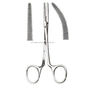 คีมหนีบหลอดเลือดดำแบบตรงและโค้ง A-1 VERITAS Spencer-Wells ทำจากสแตนเลสสตีล ใช้ซ้ำได้ สำหรับการผ่าตัด |   ที่จับเข็ม - Product Image 6