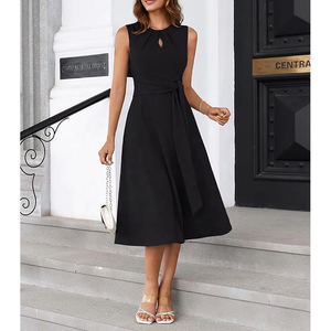 Evening Party Cocktail Dress Formal Dresses for Women Gowns, Split Cotton Elegant Breathable Wedding Guest Dresses - Product Image 5