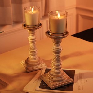 White Marble Carved Pedestal Candle Holder Wholesale - Moradabad Artisan - Product Image 2
