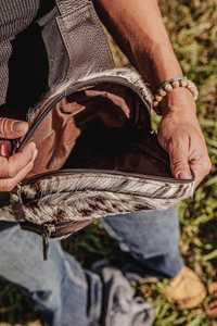 Leather Hair On <b>Sling</b> Bag Cowhide Crossbody Purse Women Handbag Designer <b>Shoulder</b> Bag Luxury Travel LHSB-0009 - Product Image 5