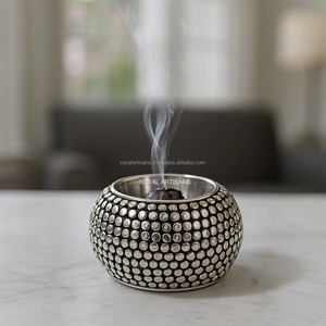 Cadeau du Ramadan Eid Brûleur Bakhoor de qualité supérieure Fabriqué à la main Nacre Mubkhar Porte-encens de luxe arabe par Royal Artisans - Product Image 1