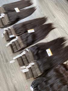 Pelucas Frontales de Cabello Remy de Lujo de 28 Pulgadas, las Más Vendidas de Fábrica en Vietnam, Extensiones de Cabello Humano con Textura Rizada/Ondulada, Todos los Colores, las Mejores - Product Image 4