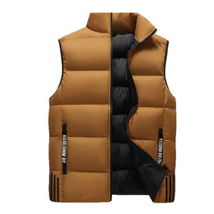 Gilet matelassé d'hiver personnalisé pour homme, veste matelassée chaude, manteau matelassé pour homme, gilet matelassé léger - Product Image 3