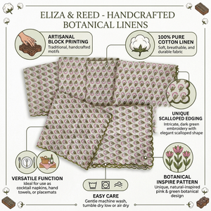 Serviettes en coton tissées à la main à bords festonnés, style vintage, pour mariages, dîners, hôtels, événements – Fournisseur OEM en gros avec exportation mondiale - Product Image 6