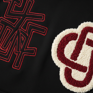 Sudadera con Capucha Oversize de Forro Polar para Hombre, Estilo Casual Deportivo, con Dobladillo Curvo, Logotipo Personalizado, Cuello con Capucha, Ropa Urbana para Invierno - Product Image 3