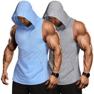 <b>Men</b> <b>Sleeveless</b> <b>Hoodies</b> Breathable Cotton Custom logo Regular Fit <b>Sleeveless</b> <b>Hoodies</b> <b>for</b> <b>Men's</b> High Quality <b>Sleeveless</b> Hoodie <b>Men</b> - Product Image 5