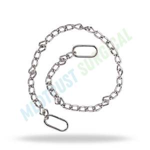 Cadena OB de 60 Pulgadas, Instrumento Veterinario Obstétrico de Acero Plateado para Asistencia en Partos y Parto de Ganado - Product Image 3
