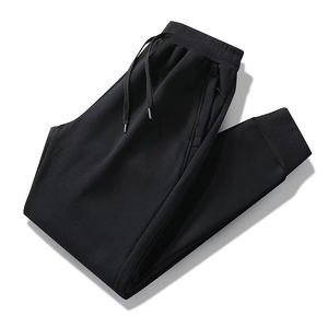 Pantalon de survêtement en coton épais et chaud pour homme, doublé polaire, broderie logo personnalisée OEM, prix usine Chine Bangladesh - Product Image 2