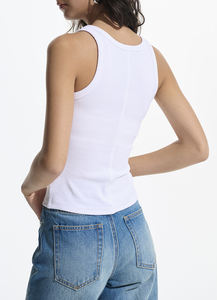 Women's Eco-Friendly Slim Fit Short Sleeve T-Shirt Square Neck Lace Bow Simple Patchwork Breathable Cute Knit Casual Sporty - Product Image 4