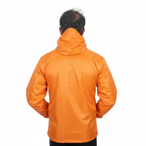 Chaqueta cortavientos deportiva impermeable y resistente al viento OEM en oferta, chaqueta con capucha y cremallera para hombre - Product Image 6