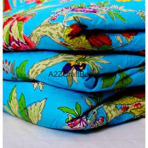 Tela de Algodón 100% Puro Hecha a Mano al por Mayor, Estampado a Bloque, Ecológica y Ligera, para Prendas de Niñas, Vestidos y Pijamas - Product Image 2