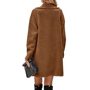 Belted Trench <b>Coat</b> <b>Womens</b> <b>Double</b> <b>Breasted</b> Long Overcoat Elegant Windproof Autumn Winter Outerwear Custom - Product Image 2