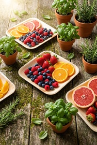 Hot Selling Stylish Eco Party <b>Plates</b> 10 Inches Palm Leaf Square <b>Plates</b> for Desserts Cakes & Snacks Tableware for Conscious Party - Product Image 1