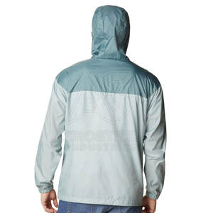 Chaqueta Cortavientos Ligera con Capucha y Logotipo Frontal, Diseño Plegable para Fácil Almacenamiento y Viaje, Actividades al Aire Libre de Invierno - Product Image 2