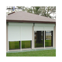 Volets roulants automatiques en aluminium pour fenêtres, volets anti-ouragan, volets roulants extérieurs pour fenêtres