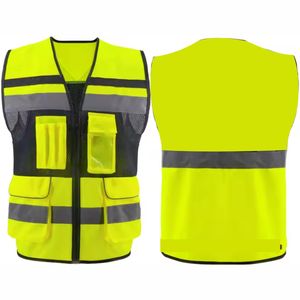 Gilet de travail sans manches pour homme, de haute qualité, décontracté, multi-poches, avec service OEM - Product Image 4