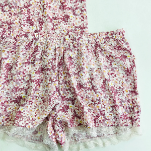 Conjunto de pijama corto de satén sin mangas para mujer, sexy y cómodo, de dos piezas. - Product Image 2